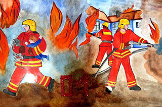 Пожар в Алупке
