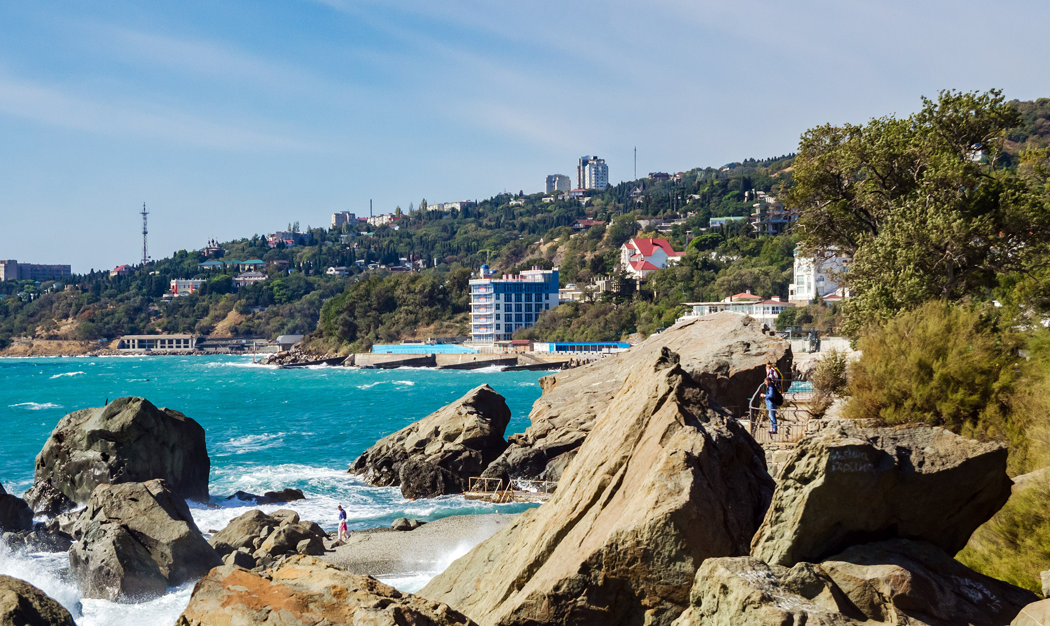 Алупка. Южный берег Крыма Алупка. ЮБК Алупка. Алупка пляж. Крым, Ялта, Алупка пляж.