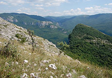 Сююрю-Кая. Вид массив Бойка и Большой каньон Крыма. 