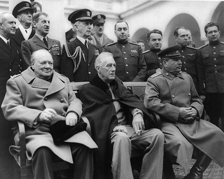 Черчилль, Рузвельт, Сталин