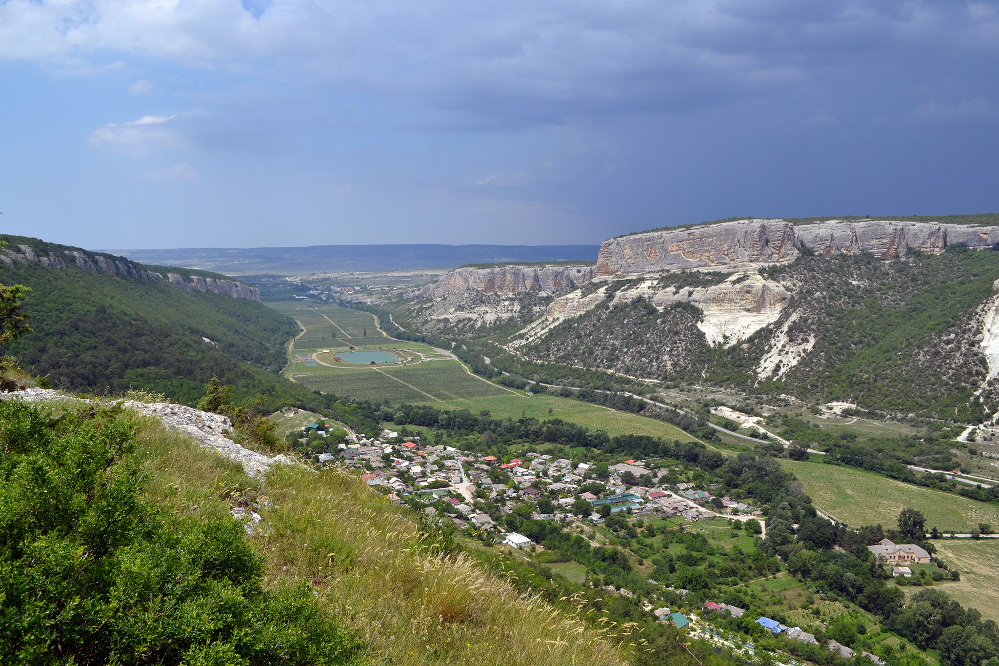 Бельбекский каньон карта