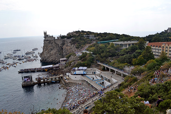 Ласточкино гнездо. Чемпионат по прыжкам