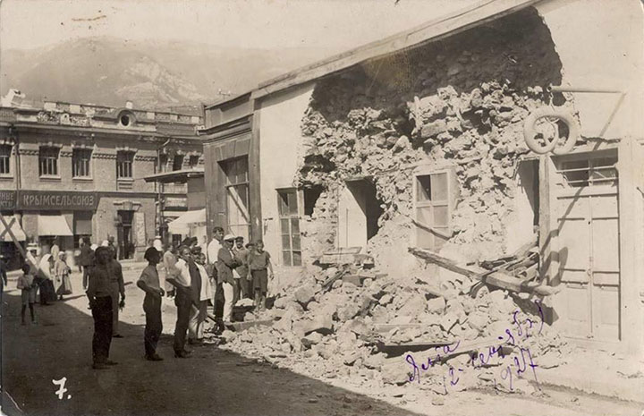 Ялта. Землетрясение 1927