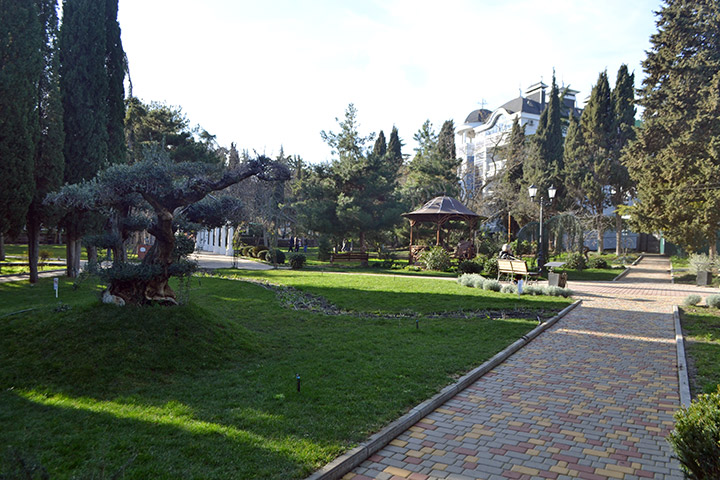 Городской парк в Алуште
