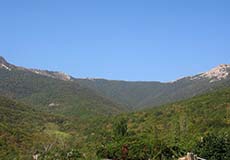 Ущелье Хапхал. Вид с Генеральского