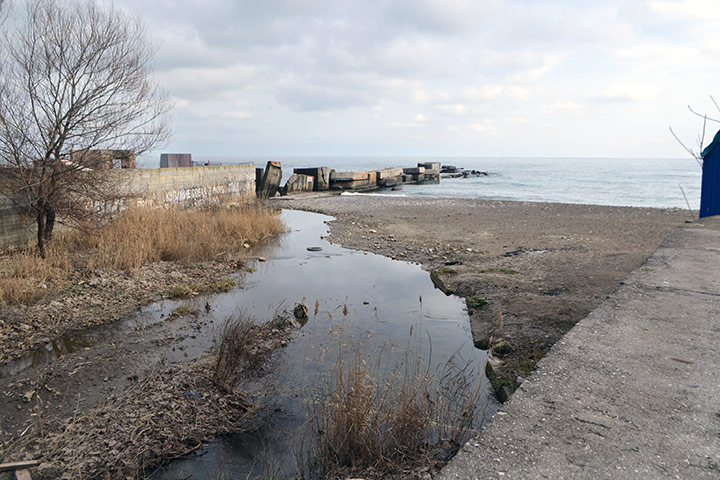 Река Демерджи в Алуште 