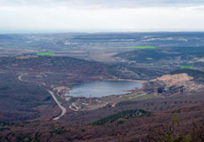 Гора Гасфорта, Батарья-Баир и гора Баир