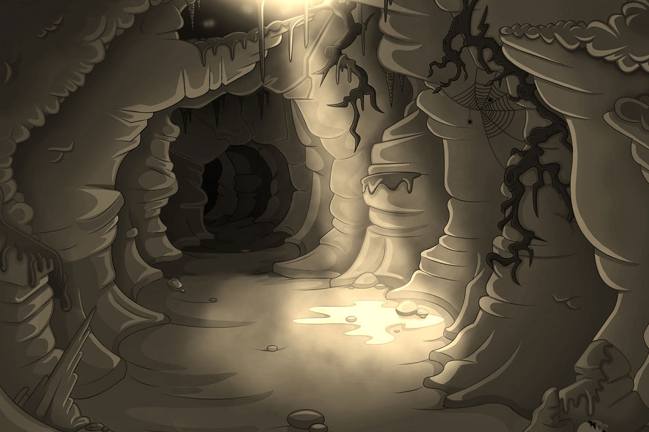 Пещера мультяшная