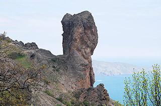 Сфинкс или Чёртов палец (скала на Карадаге)