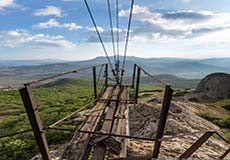 На площадке «Искусственной Луны». Карадаг. Балалы-Кая. 