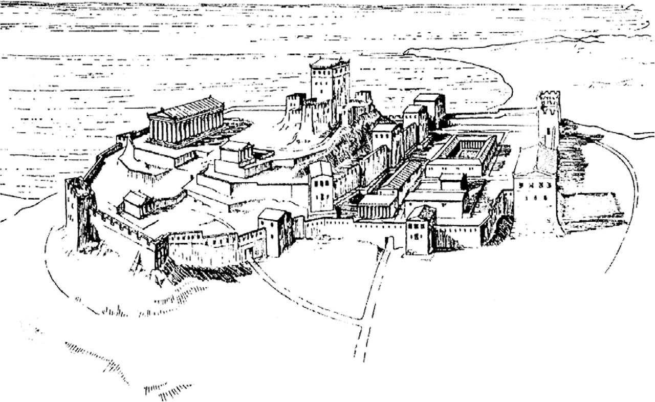 Реконструкция Акрополя Пантикапея