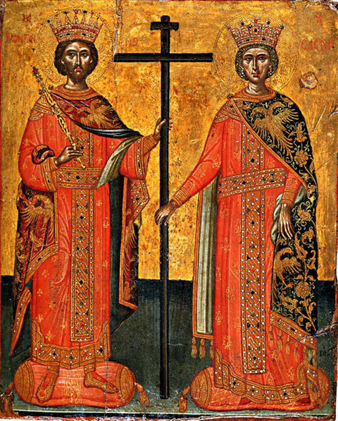 Святые цари Константин и Елена