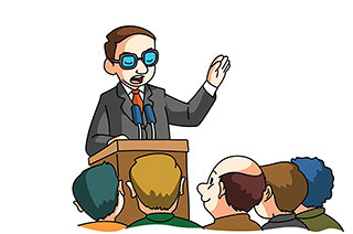 Депутаты на сессии. Ялта