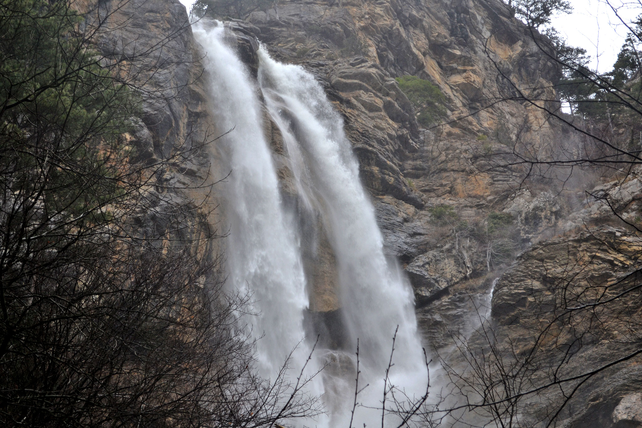 Водопад учан су. Учан-Су водопад сейчас. Водопад Учан-Су (г. Ялта). Река Учан Су в Крыму.