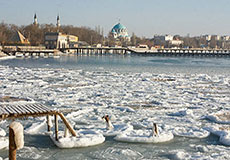 Евпатория зимой